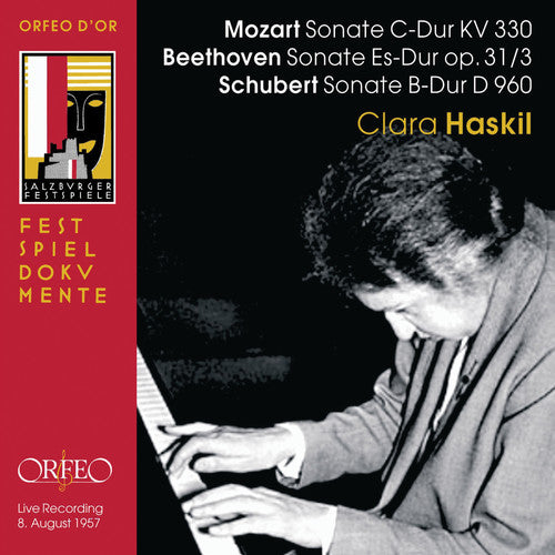 the album cover for CLARA HASKIL - Piano Sonata