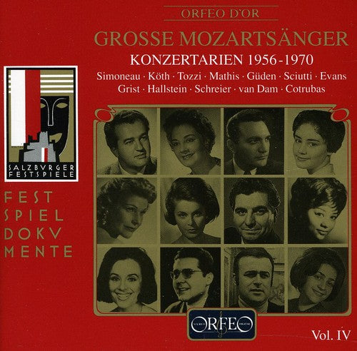 the album cover for W Mozart A - Concert Arias 1956-1970 / Various