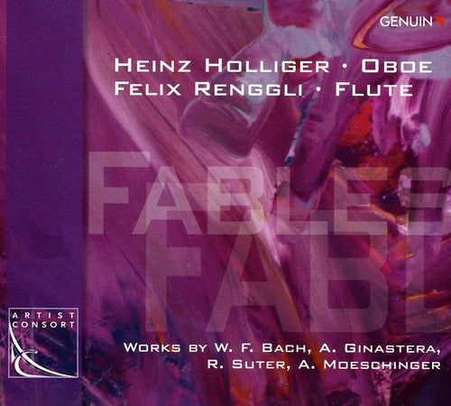 the album cover for Felix Renggli - Fables - Works for Oboe & Flute