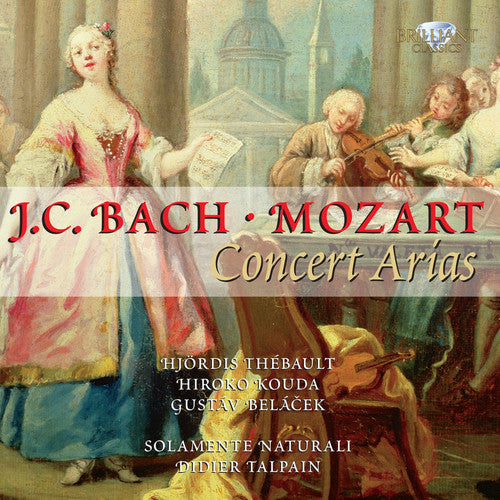 the album cover for Hjordis Thebault - Complete Concert Arias with Obligato Instruments