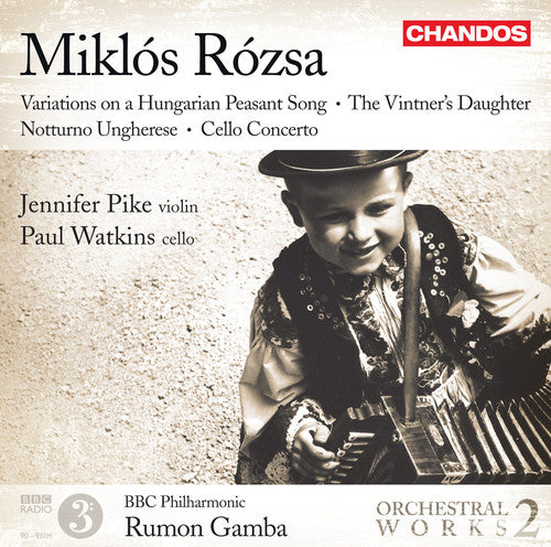 the album cover for Paul Watkins & Huw - Orchestral Works 2