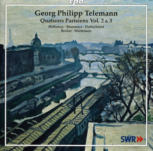 the album cover for John Holloway - Quatuors Parisiens 2 & 3