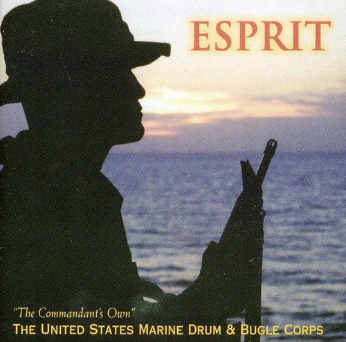 the album cover for US Marine Drum & Bugle Corps - Esprit
