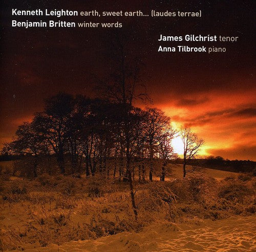 the album cover for Anna Tilbrook - Earth Sweet Earth / Winter Words