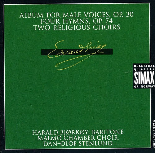 the album cover for Harald Bjørkøy - Album for Male Voices / 4 Hymns