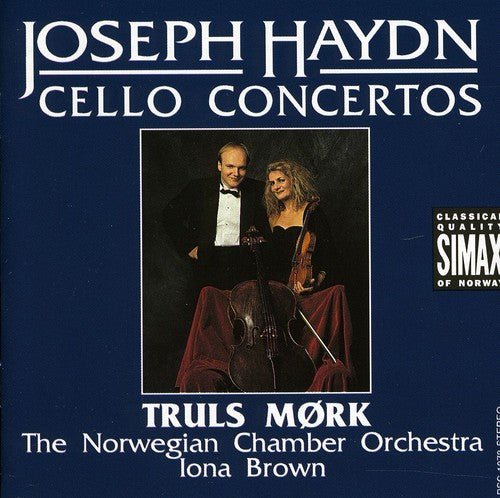 the album cover for Truls MÃ¸rk - Cello Concertos 1 & 2