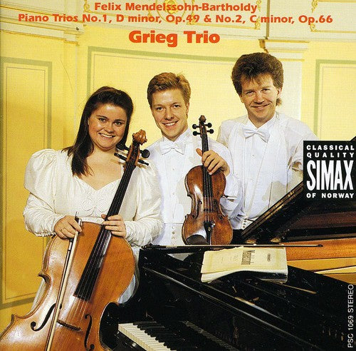 the album cover for Grieg Trio - Piano Trios
