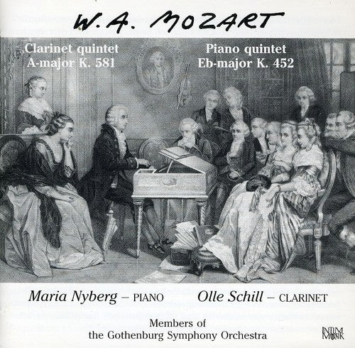the album cover for Olle Schill - Klarinettkvintett Pianokvintett