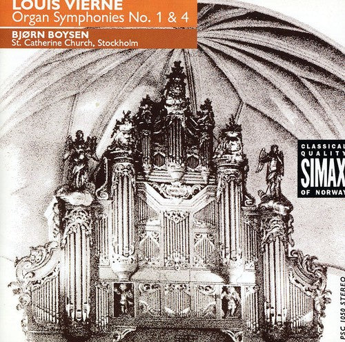 the album cover for BjÃ¸rn Boysen - Organ Symphonies Nos 1 & 4