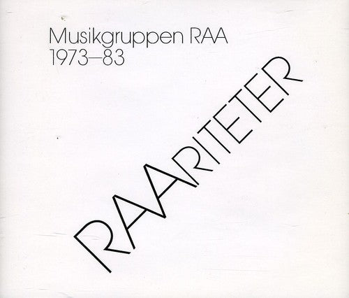 the album cover for RAA - Raariteter
