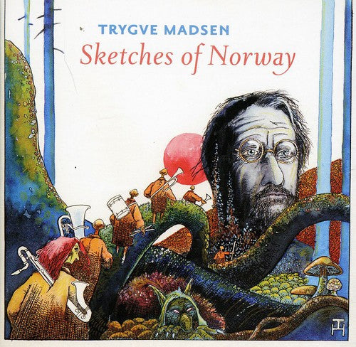 the album cover for The Staff Band of the Norwegian Armed Forces - Sketches of Norway