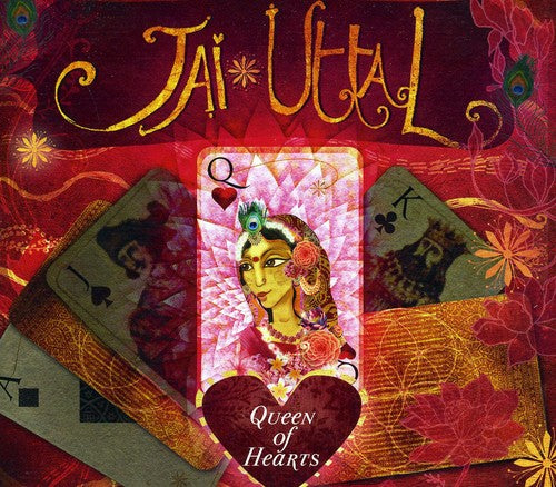 the album cover for Jai Uttal - Queen Of Hearts [Digipak]