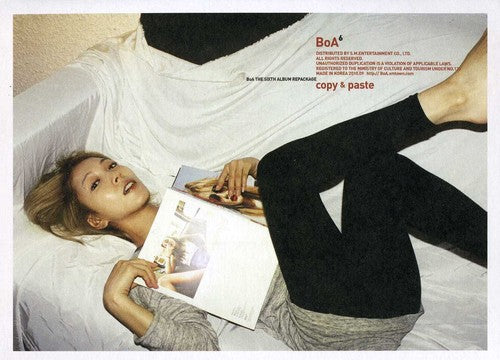 the album cover for Boa - Copy & Paste (6th Album Repackage) [Import]