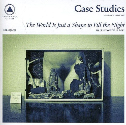 the album cover for Case Studies - The World Is Just A Shape To Fill The Night