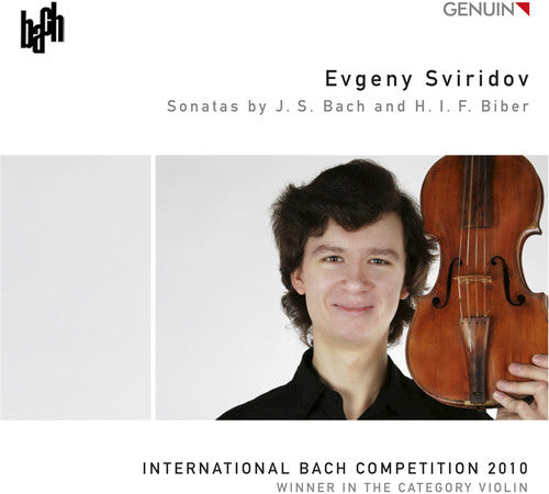 the album cover for Evgeny Sviridov - Sonatas By Bach & Biber
