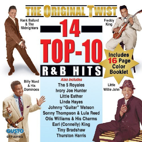 the album cover for Original Twist 14 Top R&B Hits - 14 Top-ten R&B Hits