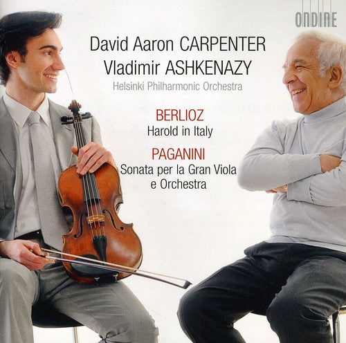 the album cover for David Aaron Carpenter - Harold in Italy & Sonata Per la Gran Viola