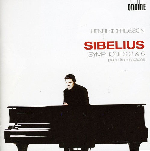 the album cover for Henri Sigfridsson - Symphonies 2 & 5: Piano Transcriptions