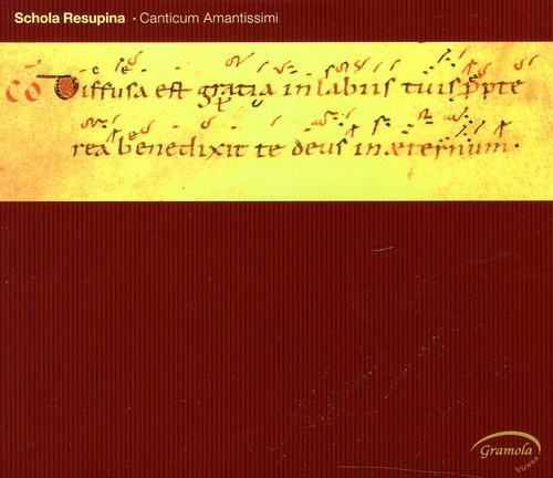 the album cover for Schola Resupina - Canticum Amantissimi