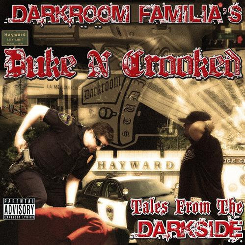 the album cover for Darkroom Familias Duke N Crooked - Tales from the Darkside
