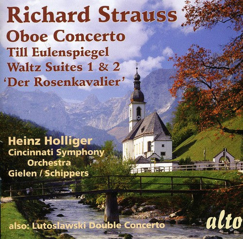 the album cover for H. Holliger - Double Concerto for Oboe & Harp