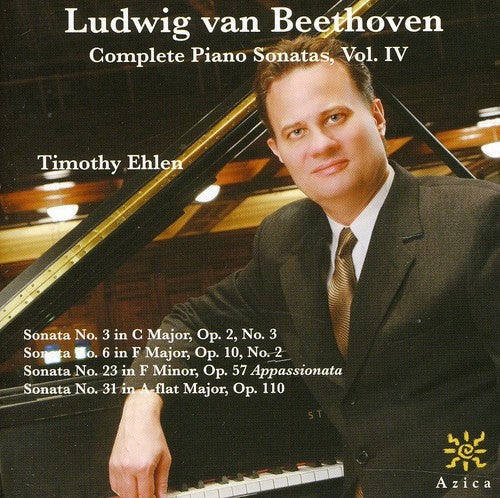 the album cover for Timothy Ehlen - Comp Piano Sonatas 4
