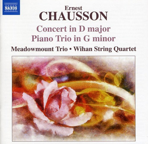 the album cover for Meadowmount Trio - Concert in D Major / Piano Trio in G minor