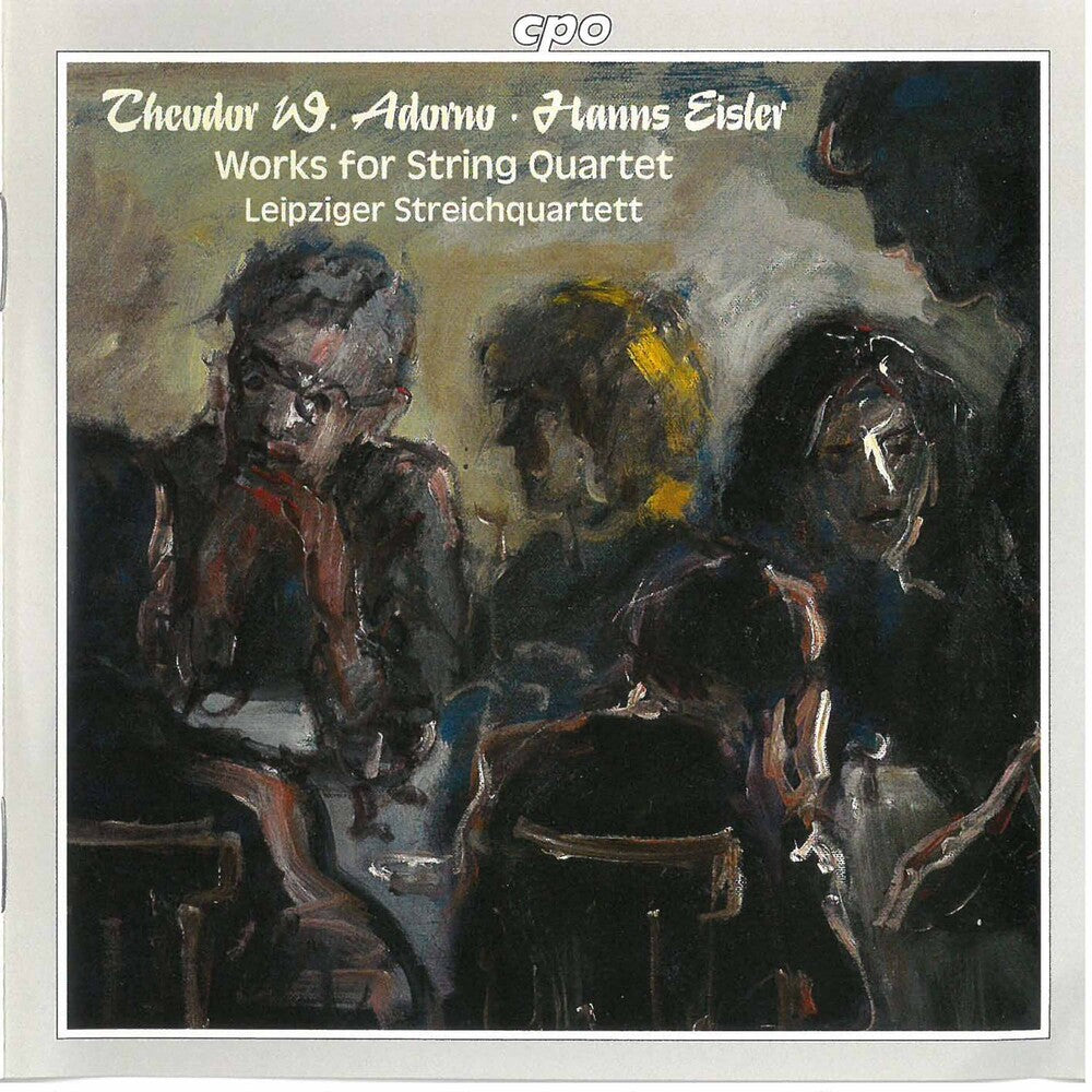 the album cover for Leipziger Streichquartett - Works for String Quartet