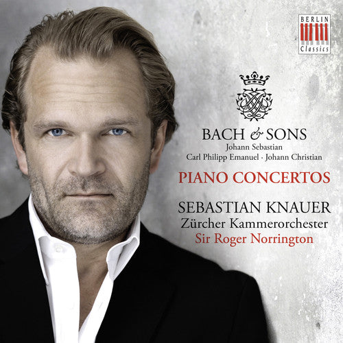 the album cover for Bach / Knauer / Zurich Chamber Orch / Norrington - Bach & Sons [Digipak]