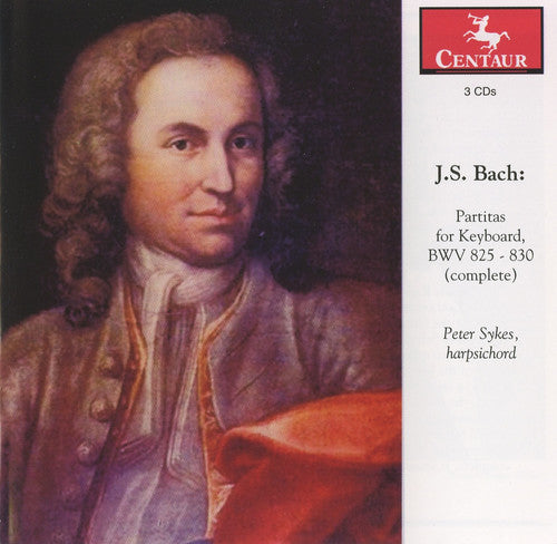 the album cover for PETER SYKES - Partitas for Keyboard