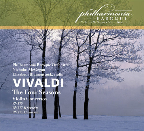the album cover for B.J. Hagen - Four Seasons Op 8 / Violin Ctos RV271 & 277 & 375
