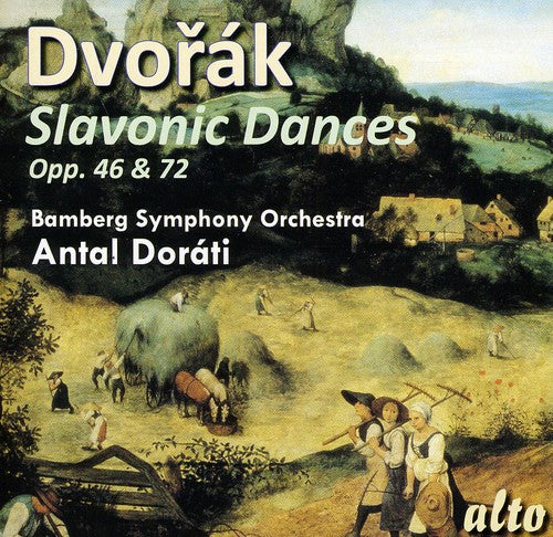 the album cover for Bamberg Symphony Orchestra - Slavonic Dances Opp 46 & 72
