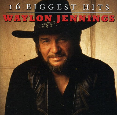 the album cover for Waylon Jennings - 16 Biggest Hits