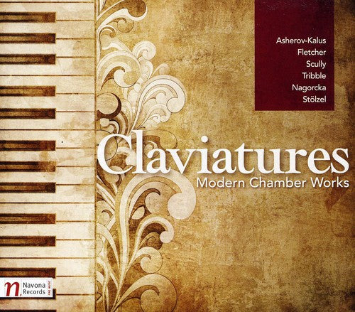 the album cover for Asherov-Kalus / Fletcher / Scully / Tribble - Claviatures