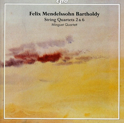 the album cover for Minguet Quartet - String Quartets Vol 1: No 2 Op 13 & No 6 Op 80