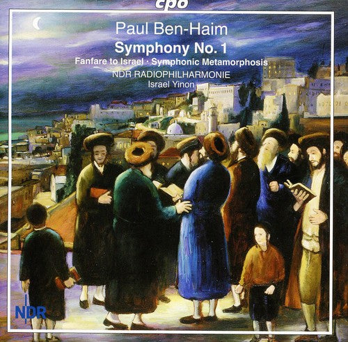 the album cover for Israel Yinon - Symphony 1 / Fanfare to Israel / Symphonic