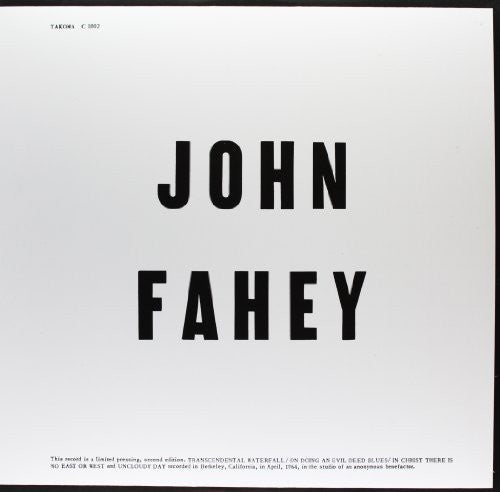 the album cover for John Fahey - Blind Joe Death