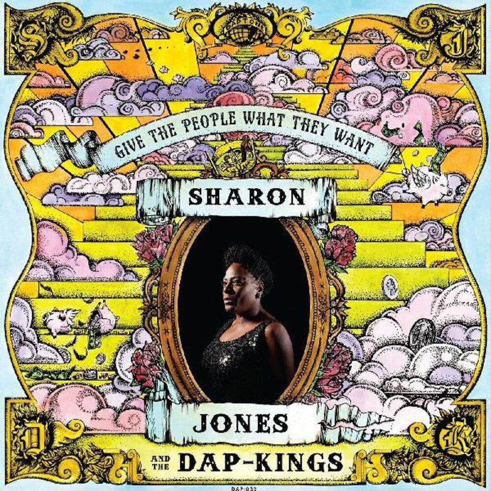 the album cover for Sharon Jones & The Dap-Kings - Give The People What They Want [Vinyl]