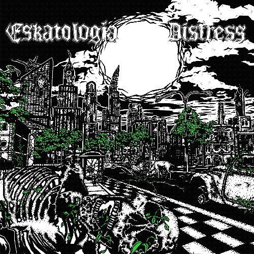 the album cover for Eskatologia/Distress - Split