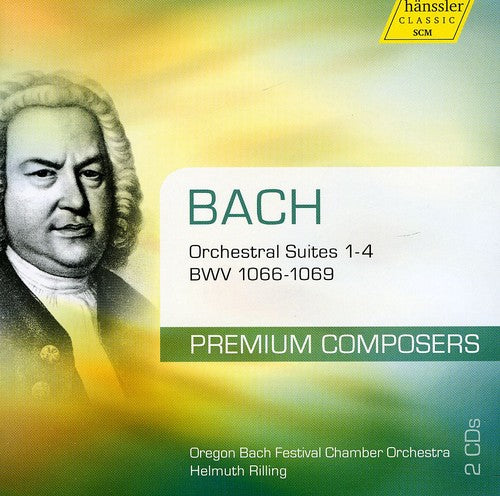 the album cover for Helmuth Rilling - Orchestersuiten 1-4