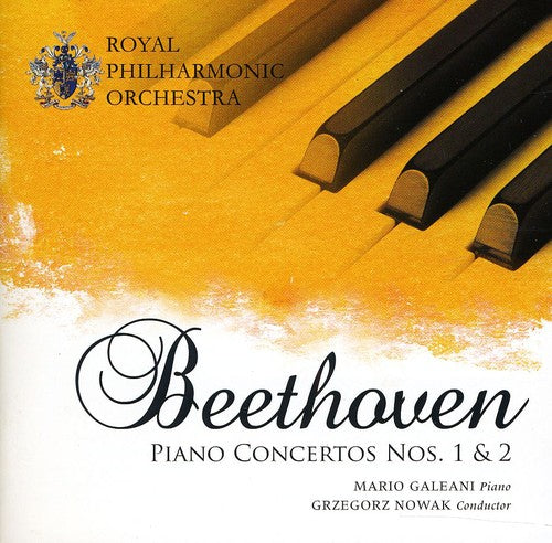 the album cover for Mario Galeani - Piano Concertos 1 & 2