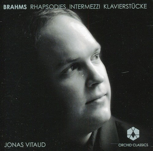 the album cover for Jonas Vitaud - Rhapsodies & Intermezzi & Klavierstucke