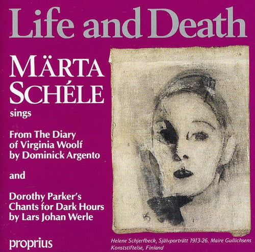 the album cover for Marta Schele - Life and Death