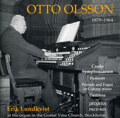 the album cover for Erik Lundkvist - Prelude & Fugue in C Sharp minor / Cantilena