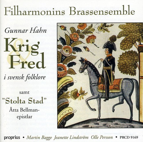the album cover for Hahn / Persson / Bagge / Linstrom / Filharmonins - War & Peace in Swedish