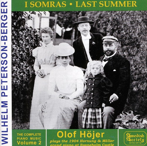 the album cover for Olof Hojer - Piano Works 2: Last Summer