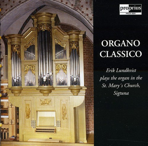 the album cover for Erik Lundkvist - Organo Classico