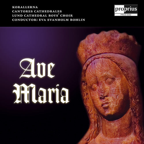 the album cover for Eva Svanholm Bohlin - Ave Maria