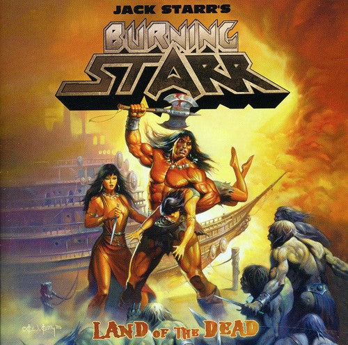 the album cover for Jack Starrs Burning Starr - Land of the Dead