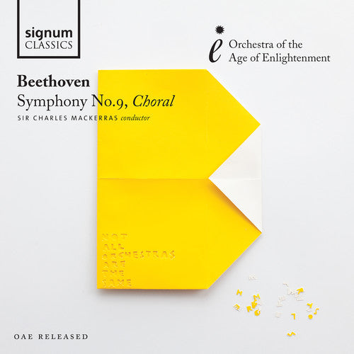 the album cover for Orchestra Of The Age Of Enlightenment - Symphony No 9 Choral
